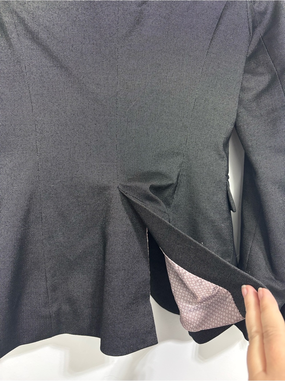 Zara Basic XS Women Blazer Tailored One Button Career Executive Office Business - Picture 6 of 11